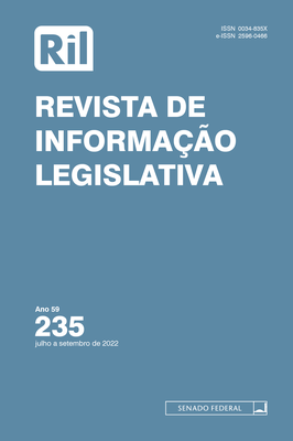 Revista de Informação Legislativa v. 59, n. 235 (jul./set. 2022) ISSN 2596-0466