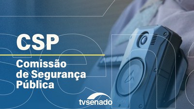 Ao vivo: reunião deliberativa da Comissão de Segurança Pública