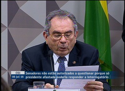 Presidente da Comissão do Impeachment confirma leitura do relatório para 2 de agosto