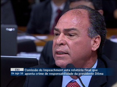 Fernando Bezerra relembra impeachment de Collor e vota pelo prosseguimento do processo contra Dilma