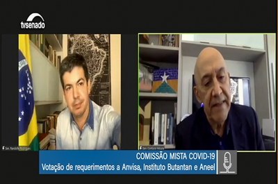 Comissão da covid-19 aprova convite aos diretores da Anvisa, Instituto Butantan e Aneel