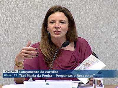 Procuradora da Mulher no Senado, senadora Vanessa lança cartilha sobre lei Maria da Penha