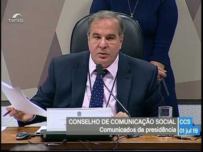 CCS - Votações - TV Senado ao vivo - 01/07/2019