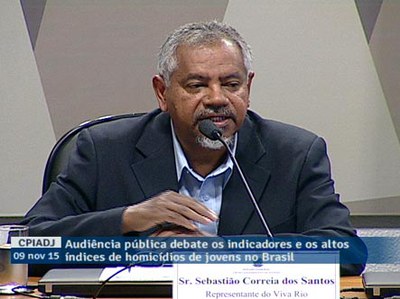 Sebastião dos Santos (Viva Rio) cobra compromisso do Estado com segurança dos jovens