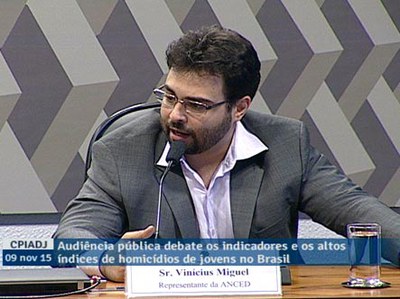 Vinícius Miguel (Anced) mantém esperança de promover a defesa de crianças e adolescentes