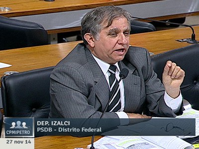 Deputado Izalci questiona Bonilho sobre repasses feitos para empresas de Youssef