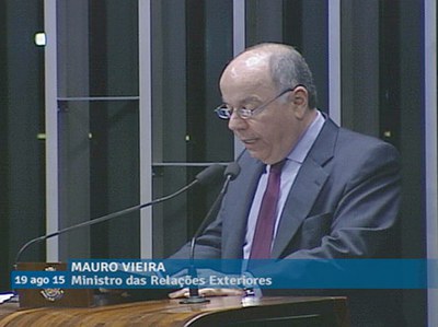O ministro das Relações Exteriores, Mauro Vieira, aborda aspectos históricos do Parlatino 