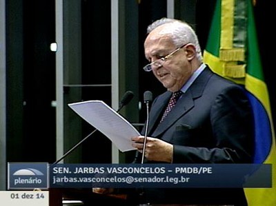 Jarbas Vasconcelos se despede do Senado e faz críticas ao governo do PT