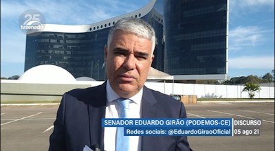 Polarização política preocupa senador Eduardo Girão, que defende voto "transparente"