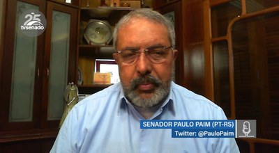 Senador Paulo Paim destaca os altos números do desemprego no país
