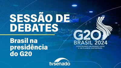 Ao vivo: Sessão de Debates sobre as oportunidades para o Brasil na presidência do G20