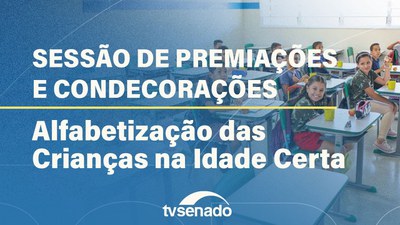 Entrega da Comenda Governadores pela Alfabetização das Crianças na Idade Certa