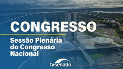 Ao vivo: Congresso Nacional analisa vetos presidenciais e créditos ao Orçamento da União