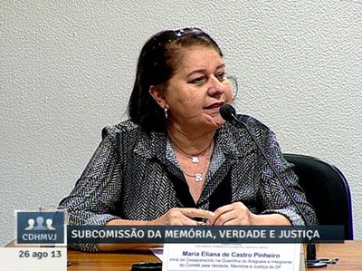 Participante de audiência cobra esclarecimentos sobre os corpos dos desaparecidos políticos