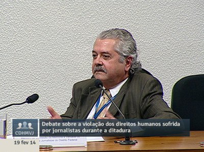 Jornalista Armando Rollemberg relata violação de direitos humanos durante a ditadura
