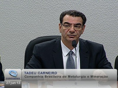 Tadeu Carneiro (Rep. CBMM) mostra como funciona o projeto de nióbio em Araxá