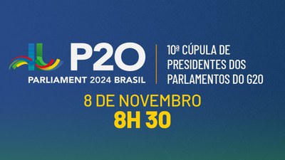 Ao vivo: Cúpula dos parlamentos do G20 debate construção de uma governança global (P20)