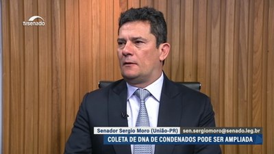 Ampliação do banco de DNA de condenados pode ajudar a solucionar crimes, avalia Sergio Moro