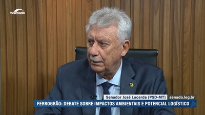 Para José Lacerda, Ferrogrão reduz custos e emissão de CO₂