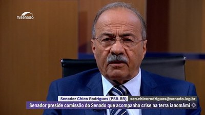 Ação eficaz do governo federal resolverá crise na terra ianomâmi, diz Chico Rodrigues