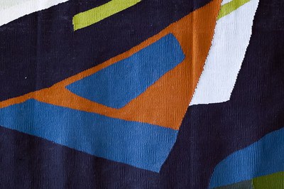 Burle Marx deixa formas e cores em tapeçaria exposta no Senado 