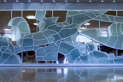 Painel Alumbramento é o cartão de boas vindas do Congresso Nacional