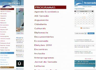 Programas da TV Senado