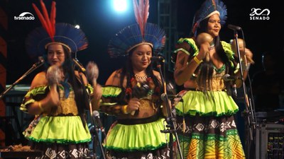 Festival Brasil é Terra Indígena: Suraras do Tapajós, Felipe Cordeiro e Gaby Amarantos