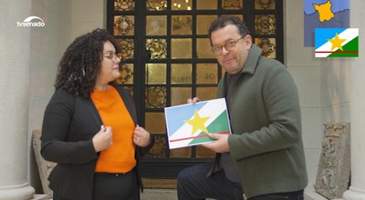 Bandeira de Roraima registra a exuberância da mata e a riqueza do solo