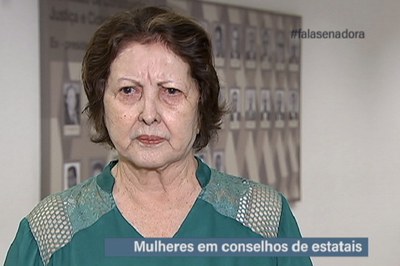 #falasenadora: Maria do Carmo Alves apóia cotas para mulheres em empresas públicas