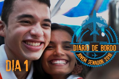 Jovens senadores chegam a Brasília - Dia 1