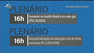 PEC que aumenta auxílio Brasil e vale-gás está na pauta do Senado desta quarta