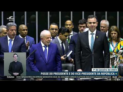 No Congresso, Lula e Alckmin prestam compromisso constitucional