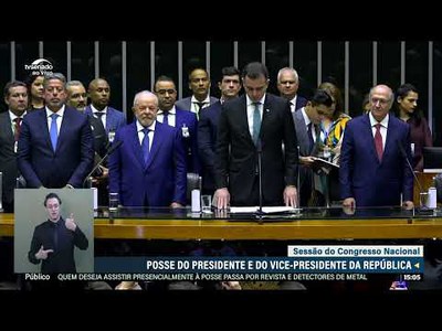 Presidente do Congresso, Rodrigo Pacheco, empossa Lula e Alckmin