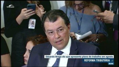 Senador Eduado Braga apresentará plano de trabalho da reforma tributária em agosto