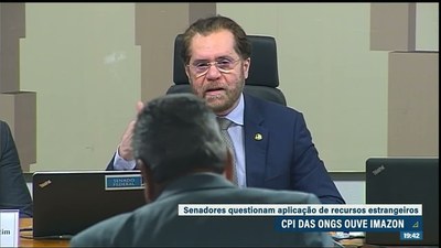CPI das ONGs questiona Imazon sobre recursos estrangeiros - TV Senado