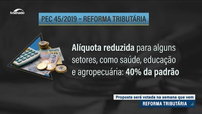 Senado Notícias Especial: reforma tributária deve ser votada no dia 7 de novembro