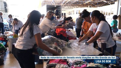 Calamidade no RS: Liga do Bem envia doações para ajudar população gaúcha