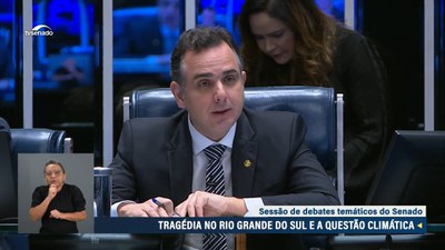 Rio Grande do Sul: Pacheco diz que reconstrução exige estratégias e união de forças da Federação