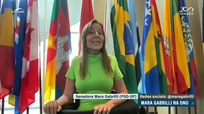 Mara Gabrilli representa o Senado em conferência da ONU sobre PCDs