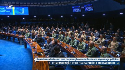 Senado faz homenagem à Polícia Militar do Distrito Federal