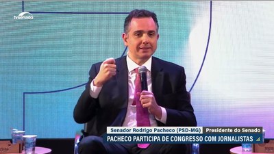 Em evento com jornalistas, Pacheco discute desoneração, dívida dos estados e aborto