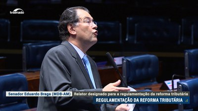 Regulamentação da Reforma Tributária: Pacheco anuncia Eduardo Braga como relator e pede amplo debate