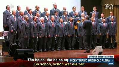 Senado comemora 200 anos de imigração alemã no Brasil