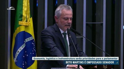 Beto Martins (PL) toma posse no Senado por Santa Catarina