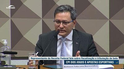 CPI das Apostas: Representante da Receita promete mais fiscalização