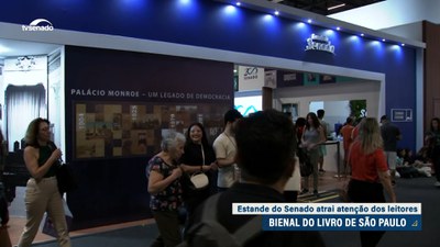 Livraria do Senado está na 27ª Bienal Internacional do Livro de São Paulo