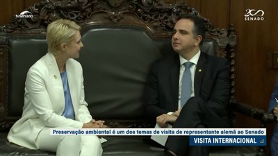 Pacheco discute questão ambiental com presidente do Conselho Federal da Alemanha