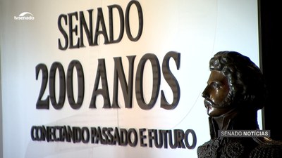 Pacheco inaugura exposição “Senado 200 Anos: Conectando Passado e Futuro”