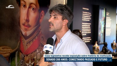 Senado inaugura exposição histórica sobre seus 200 anos